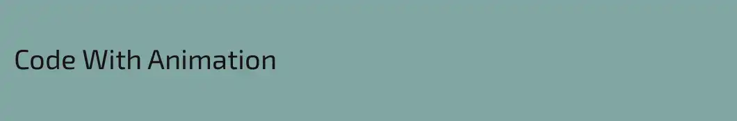 Code With Animation
